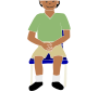 Hands in Lap