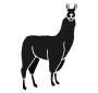 Llama Stencil