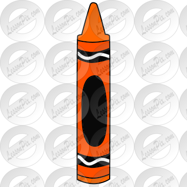 Orange Crayon