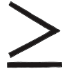Greater Than or Equal To