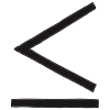 Less Than or Equal To