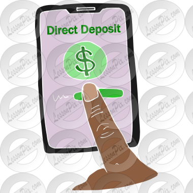 Direct Deposit Stencil