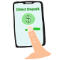 Direct Deposit Stencil