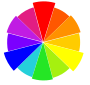 Color Wheel Stencil