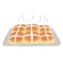 Hot Cross Buns Stencil