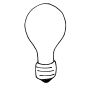 Light Bulb  Outline