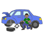 Change Tire  Picture