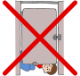 Do not look under stall