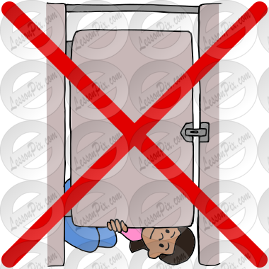 Do not look under stall