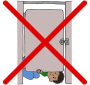 Do not look under stall