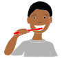 Brush Teeth Stencil