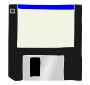 Floppy Disk Stencil