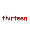 thirteen Picture