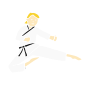 Karate Stencil