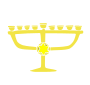 Menorah Stencil