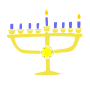 Menorah Stencil