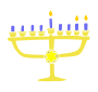 Menorah Stencil