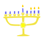 Menorah Stencil