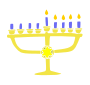 Menorah Stencil