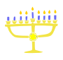 Menorah Stencil