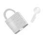 Lock and Key Stencil