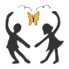 Dancing with a butterfly Picture