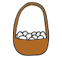 Basket of Eggs Picture