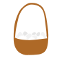 Basket of Eggs Stencil