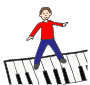 Floor Piano