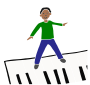 Floor Piano