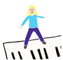 Floor Piano