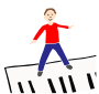 Floor Piano