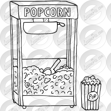 Popcorn Popper  Outline
