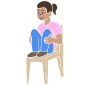 Feet on Chair