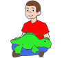 Weighted dinosaur  Picture