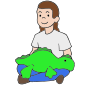 Weighted dinosaur  Picture