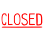 Closed Sign
