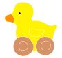 Duck Toy Stencil
