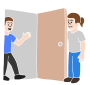 Hold Door  Stencil