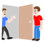 Hold Door  Stencil