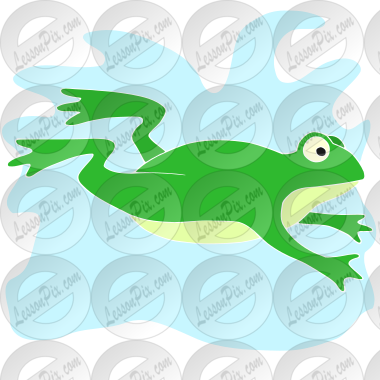 Frog Jump Stencil