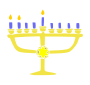 Menorah Stencil