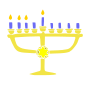 Menorah Stencil