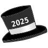 2025 New Years Hat Picture