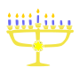 Menorah Stencil