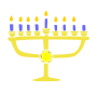 Menorah Stencil