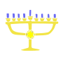 Menorah Stencil