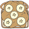 Peanut butter Banana Toast