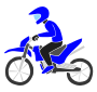 Motorcross Stencil