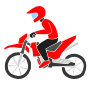 Motorcross Stencil